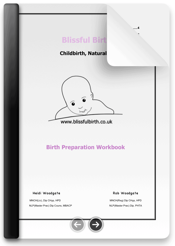 blissful birth hypnobirthing workbook sample
