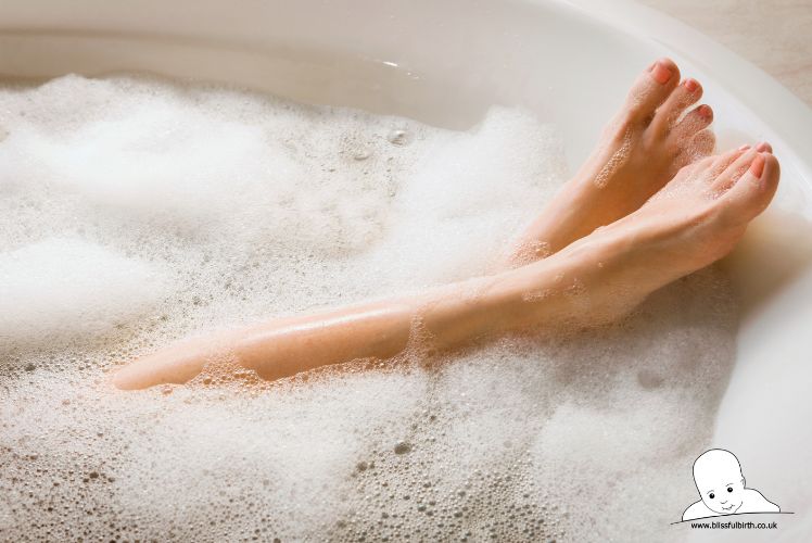 can you take a bath after giving birth?